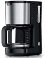 Braun Filterkaffeemaschine PurShine KF1500 BK, 1,7l Kaffeekanne, Papierfilter, 1000W, automatische Abschaltung, herausnehmbarer Filterkorb, Edelstahl