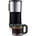 Braun KF 1500 BK Filterkaffeemaschine schwarz OptiBrewSystem 1000 Watt BPA frei