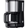 Braun KF 1500 BK Kaffeemaschine Schwarz, Edelstahl  Fassungsvermögen Tassen=1...