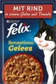 FELIX Sensations Gelees Katzenfutter nass, mit Rind & Tomate in Gelee (26 x 85g)