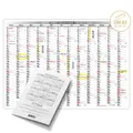 TOBJA Wandkalender Plakatkalender Wandkalender 2026 in DIN A3, Jahreskalender Büro Kalender 2026 Feiertagen Jahresplaner 30 x 42 cm