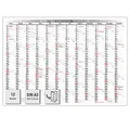 Plakatkalender A3 Wandkalender Kalender 2025 Jahresplaner Kalender [gefalzt]