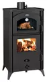 Kaminofen mit Backfach Retro Holzofen und Kohle Prity FG R D 14.5 kw