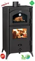 Kaminofen mit Backfach Holzofen Prity FGR D 14,5kw. BImSchV2 Eco Planet 2025 