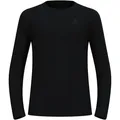 Odlo Herren Merino 200 Crew Neck Longsleeve (Größe XXL, schwarz)