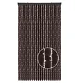 Arsvita Türvorhang Flauschvorhang 90cm x 220cm (1 St), Ösen, blickdicht, Insektenschutz Vorhang für Terrasse, Balkon, Pavillon, Camping