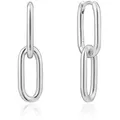 ANIA HAIE - EARRINGS - CABLE LINK - silber