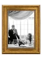 CABBEL Bilderrahmen A4 21x30 cm Gold – Barock Vintage Rahmen im Antik Look für Poster, Fotos & Urkunden – Mit bruchsicherem Acrylglas – Dekorativ & Elegant – Perfekt für Wohnzimmer, Büro oder Galerie