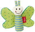 sigikid Rassel & Greiflinge Baby Activity Spielzeug Knistertuch Rassel Plüsch-Schmetterling Stofftier - Geschenk für Babys ab 3 Monaten