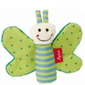 Sigikid Knister Schmetterling Greifling 41179 grün 9cm Baby Spielzeug