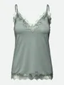 rosemunde Spaghettitop Billie Strap Top Vintage-Spitzenbesatz an Ausschnitt und Saum, feminin