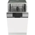 Gorenje - GI520E15X - Einbau-Geschirrspüler - 45 cm - AquaStop - Silber - Silber