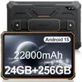 Blackview Active 8 Pro Outdoor Tablet, 24GB RAM+256GB ROM, 2.4K FHD+ 10.36 Zoll, 33W 22000mAh Akku Tablet Android 15, 48MP Kamera, Dual SIM 4G/5G WiFi/NFC/GPS/OTG/IP69K