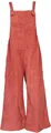 Oversize Latzhose, Japan Style, Boho Hose, Cordhose - rostorange