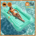 Luftmatratze Pool aufblasbar Meerjungfrau Getraenkehalter Sommer Schwimm Floss