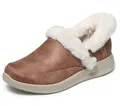 Skechers Cozy EscapeSlipper für Damen, Chestnut Performtex Kunstfell, 36 EU