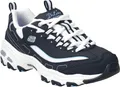 Skechers Sneaker D´LITES, Textil, Blau, Damen