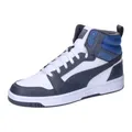 Puma Unisex Adults Rebound V6 Sneaker, Puma White-Galactic Gray-Clyde ROYAL, 44 EU