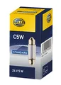 HELLA 8GM 002 092-241 Glühlampe - C5W - Heavy Duty - 24V - 5W - Sockelausführung: SV8,5-8 - Schachtel - Menge: 10