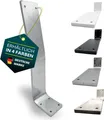Yourkon Rückenlehnenhalter Massiver Stahl Verzinkt 2 Stück