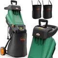 DeubaXXL DE Häcksler 2400W mit 2 Sammelbeuteln je 50L 106536