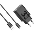 Motorola TurboPower 33W USB-A Ladegerät USB-C Kabel
