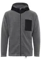 Indicode Wilmot Herren Fleecejacke Sweatjacke Jacke mit Kapuze, Größe:XL, Farbe:Black (999)