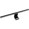 LUXULA Monitorleuchte Stufenlos Dimmbar CCT Warm- Kaltweiß Klemmleuchte 5W 250lm 2900-6200K Schreibtischlampe Homeoffice USB Schwarz