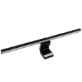 LUXULA Monitor Lampe dimmbar mit Touch Control, LED Lichtleiste 50cm für Computer, USB Bildschirmlampe, PC Bürolampe, Schreibtischlampe Home Office - schwarz
