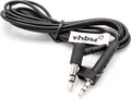 vhbw Audio AUX Kabel kompatibel mit Bose AE2, AE2i Kopfhörer - Audiokabel 3,5 mm Klinkenstecker, 120 cm Schwarz