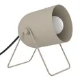 EGLO Tischleuchte "TILSTON Tischlampe - Stahl - E14 - 1X8W - IP20", sandfarben, 1, H: 14,5cm, 1 Stk.
