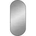 vidaXL Wandspiegel Schwarz 90x40 cm Oval 348207