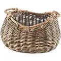 Kobolo Aufbewahrungskorb Flechtkorb aus Rattan Kubu Grey