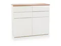 Kommode BLAKE BHT 120x102x50 cm weiß Sideboard Bürokommode Anrichte