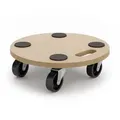 Transportroller 250 Kg 380 Mm, Rund, Mdf Möbelroller, Rollbrett Mit 4 Lenkrollen, Möbelhund Als Umzugshilfe - Wiltec