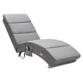 Casaria Relaxliege London Massage, 1 Teile, Massage Heizfunktion 186x89x55cm Stoff Gepolstert 180kg Belastbarkeit