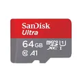 SanDisk microSDXC-Karte+SD Adapter A1 Class 10 UHS-I, Speicherkarte 64 GB 140MB/s