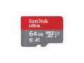 SanDisk microSDXC Ultra 64GB (A1/UHS-I/Cl.10/140MB/s) + Adapter "Mobile"