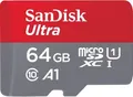 SanDisk Ultra microSDXC Speicherkarte 64GB + SD Adapter