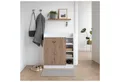 HTI-Living Kommode Sideboard mit 8 Regalfächern Weiß-Artisaneiche (Stück, 1 St., 1 Sideboard), Anrichte Kommode Schrank