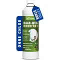 bio-chem Haar-Weg Abflussfrei – Abflussreiniger EXTRA STARK – 1000 ML - Bis zu 20 Anwendungen je Flasche Rohrreiniger – Extrem effektiv & mat...