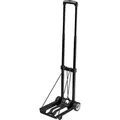 Meister Mini-sackkarre - 45 Kg Tragkraft - Klappbar - Stufenlos Höhenverstellbarer Handgriff - Integrierte Spanngurte - Mit Vollgummi-laufflächen - Aus Stahl / Handkarre / Transportkarre / 8985730