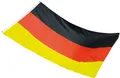 PEARL Fahne: Deutschlandfahne 150 x 90 cm aus reißfestem Polyester (Flagge, Deutschlandfahne Motorhaube, Deutschland 150x90)