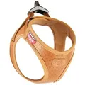 Curli Hunde-Geschirr Apfel Leder Geschirr braun braun Größe: S / Gewicht: 4-7 kg Brustumfang: 38,3 - 43,3 cm