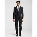 SteffenKlein Anzug Slim-Fit (3-tlg) grau|schwarz 102