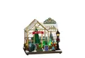 LuVille Weihnachtsdorf Luville Collectables Winter Treibhaus led batteriebetrieben - l21xb14x