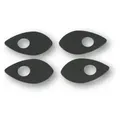SHIN YO Montageplatten INDY SPACER für div., DUCATI, HONDA, Set, schwarz