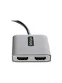 StarTech.com USB-C to Dual HDMI MST HUB Dual HDMI 4K 60Hz USB Type C Multi Monitor Adapter for Laptop w/ 1ft (30cm) cable