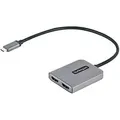 Startech.com Hub Hub Mst Usb-c Auf 2 Hdmi Ports - Dual 4k Hdmi Bei 60hz - Multi Monitor Adapter Usb Typ C Mit 30cm Laptop Kabel - Mst Dp 1.4 Thief - Hdmi Splitter (mst14cd122hd)