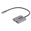 StarTech.com USB-C auf Dual HDMI Adapter, USB Typ-C Multi-Monitor MST Hub, Dual 4K 60Hz HDMI Laptop Display Extender / Splitter, HDR, extra langes integriertes Kabel, nur Windows (MST14CD122HD)
